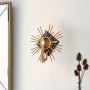 Gilded Nola Sun King GN-SUN-KING-1-G Wandleuchte 1x40 W/E14