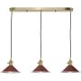 Dar Lighting Hadano HAD3640-08 Pendelleuchte 3x40w/e14 ip20
