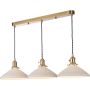 Dar Lighting Hadano HAD3640-10 Pendelleuchte 3x40w/e14 ip20