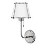 Hinkley Lighting Clarke HK-CLARKE1-PN-WH Wandleuchte 1x40W/E27 IP20