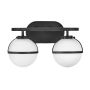 Hinkley Hollis HK-HOLLIS2-O-BK-BATH Wandleuchte 2x60W/E14 IP44