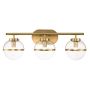 Hinkley Hollis HK-HOLLIS3-C-HB-BATH Wandleuchte 3x60W/E14 IP44