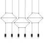 King Home FLUSSO LINE JD0032-6P Pendelleuchte 6x3W/G9 3000K 1440LM IP20