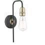 Dar Lighting Kiefer KIE0722 Wandleuchte 1x60w/e27 ip20