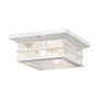 Elstead Lighting BEACON SQUARE KL-BEACON-SQUARE-F-WHT Deckenleuchte 2x60W/E27 IP44