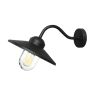 Elstead Lighting KLAMPENBORG KLAMPENBORG-BK Wandleuchte 1x60W/E27 IP44