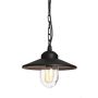 Elstead Lighting KLAMPENBORG KLAMPENBORG8-BK Pendelleuchte 1x60W/E27 IP44