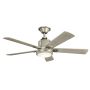 Kichler Colerne KLF-COLERNE-52-BN Ventilator 1x10W/LED 3000K 1116 lm IP20