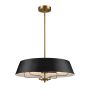 Kichler Luella KL-LUELLA-4P-BKB Pendelleuchte 4x40W/E14 IP20