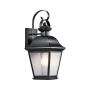Kichler Mount Vernon KL-MOUNT-VERNON2-M-BK Wandleuchte 1x60W/E27 ip44