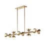 Kichler Palta KL-PALTA-LP10-CPZ Pendelleuchte 10x40W/E14 IP20