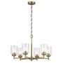 Kichler Winslow KL-WINSLOW6-NBR Kronleuchter 6x60W/E27 IP20