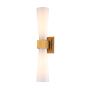 Elstead Lighting Kristy KRISTY-2WB-DG-OPAL Wandleuchte 2x4W/G9 3000K 800lm IP44