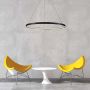 Light Prestige Ring LP-909/1P S BK CCT Pendelleuchte 1x48W/LED 3000K|4000K|6000K IP20