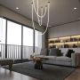 Light Prestige Rope Light LP-642/2M Smart Pendelleuchte 1x25W/LED 2700K-6500K 6600 lm IP20