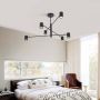 Light Prestige Snow LP-731/6P BK Deckenlampe 6x50W/GU10 IP20