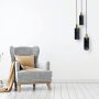 Light Prestige Tirana LP-945/3P BK Pendelleuchte 3x60W/E27 IP20