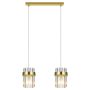 Light Prestige Vetro LP-2910/2L GD Pendelleuchte 2x10W/E14 IP20