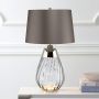 Elstead Lighting LENA SMALL LENA-TL-S-SMOKE Tischleuchte 1X7W/GU10+1x60W/E27