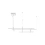 Nova Luce PACE 9002055 Pendelleuchte 1x83W/led 3000k IP20 4847lm
