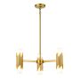 Elstead Lighting Marvele MARVELE6-AB-OPAL Kronleuchter 6x40W/E14 IP20