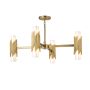 Elstead Lighting Marvele MARVELE8-AB-OPAL Kronleuchter 8x40W/E14 IP20