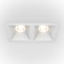 Maytoni ALFA LED DL043-02-10W4K-D-SQ-W Einbau-Downlight 2x20W/LED 4000K 1100LM IP20