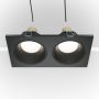 Maytoni ZOOM DL033-2-02B Einbau-Downlight 2x50W/GU10 IP65