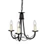 Elstead Lighting MINSTER MN3-BLACK Kronleuchter 3x60W/E14