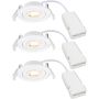 Nordlux Monolo 2510310101 Einbau-Downlight 3x4.8w/led 3000k 450lm ip20