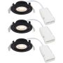 Nordlux Monolo 2510310103 Einbau-Downlight 1x4.8w/led 3000k 450lm ip20