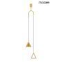 King Home ACUSTICA MSE010100331 Pendelleuchte 1x13W/LED 3000K 1040LM IP20