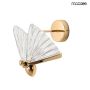 King Home BUTTERFLY M MSE010100324 Wandleuchte 1x7W/LED 3000K 560LM IP20