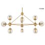 King Home MOOSEE ASTRIFERO MSE010100182 Pendelleuchte 10x40W/E27 IP20