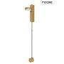 King Home MOOSEE CLARID GOLD MSE010400206 Wandleuchte 1x8W/LED 3000K 640LM IP20
