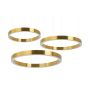 King Home RING MSE0000406080 Pendelleuchte 3x1x25W|1x38W|1x50W/LED 3000K 2000LM-4000LM IP20