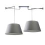 AZzardo NATALIA AZ1923+AZ2591 Pendelleuchte 2x60W/E27