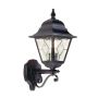 Elstead Lighting NORFOLK NR1-BLK Wandleuchte 1x60W/E27 IP43