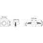 Zuma Line FINN OB2211CL02-B Einbau-Downlight 1x50W/GU10