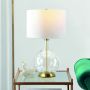 Elstead Lighting Orb ORB-CLEAR-AB-WHT Tischleuchte 1x60W/E27