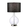 Elstead Lighting Orb ORB-CLEAR-PN-BLK Tischleuchte 1x60W/E27