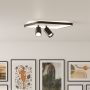 Light Prestige Parma LP-0612/2C Square BK Spot 2x50W/GU10 3000K|4000K|6000K IP20