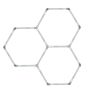 Light Prestige Geometric LP-0209/3C 4K Deckenleuchte 15x4W/LED 4000K IP44