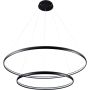 Zuma Line CARLO PL210503-800+1200-BK Pendelleuchte 2x65W/LED 4000K 3900LM IP20