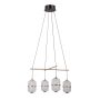 Italux Alani PND-34375-4-BK Pendelleuchte 4x24W/LED 3000K 1931lm IP20