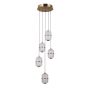 Italux Alani PND-34375-5-HBR Pendelleuchte 5x28W/LED 3000K 2184lm IP20