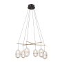 Italux Alani PND-34375-6-BK Pendelleuchte 6x32W/LED 3000K 2496lm IP20