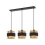 Italux Bans PND-27467-3-BK-GD Pendelleuchte 3x40W/E27 IP20