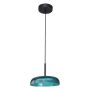 Italux Colle PND-48529-BK-BLU Pendelleuchte 1x12W/LED 3000K 1500lm IP20