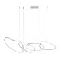 Italux Fonte PND-22412-S4-WH Pendelleuchte 4x60W/LED 3000K|4000K|6000K 5300lm IP20